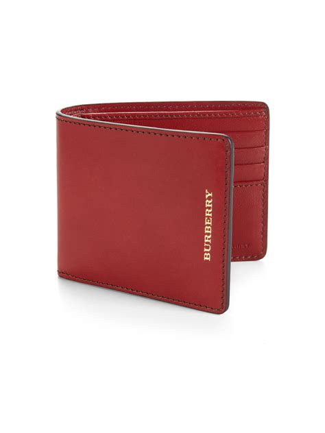 burberry wallet red mens|Burberry zipper wallet.